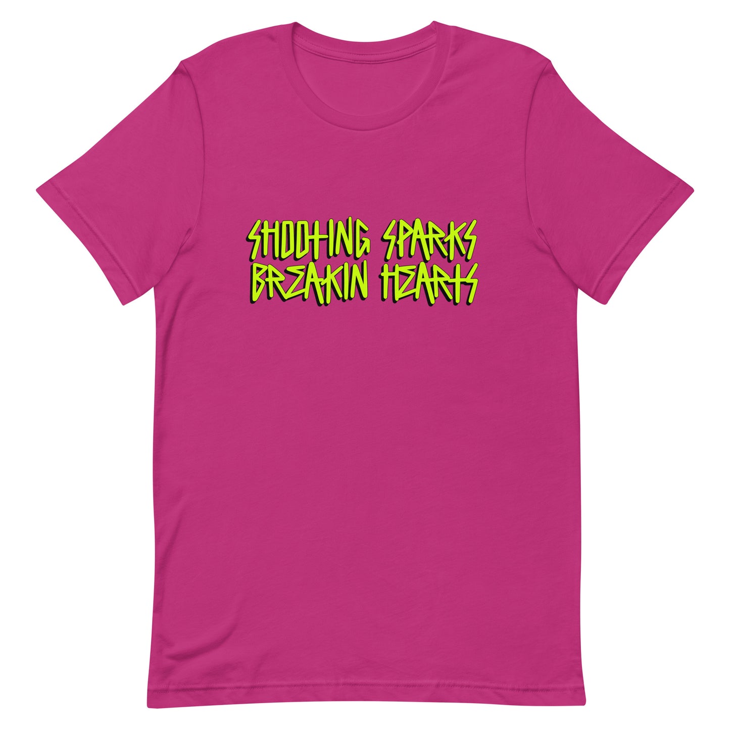 Shooting sparks breakin hearts, T-shirt 